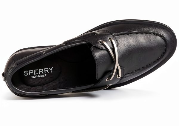 Sperry Womens Loafers Premium Leather Shearling Vamp-2