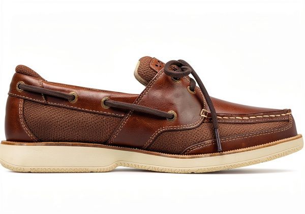 Sperry Mens Boat Shoe Leather Memory Foam Wave Siping-3