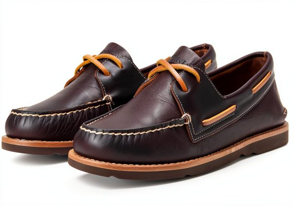 Sperry Boat Shoe Mens Amaretto Leather Casual Footwear-0