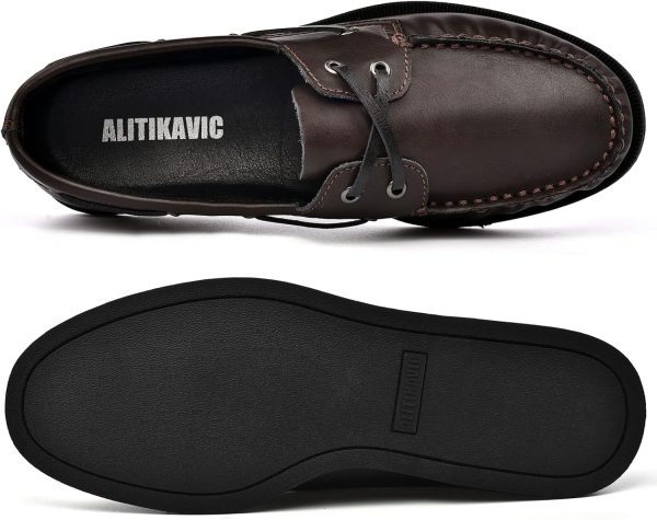 Pavo Leather Loafers Mens Slip On Comfort Arch Support-4