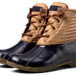 Sperry Womens Rain Boots Water Resistant Leather Zipper-0