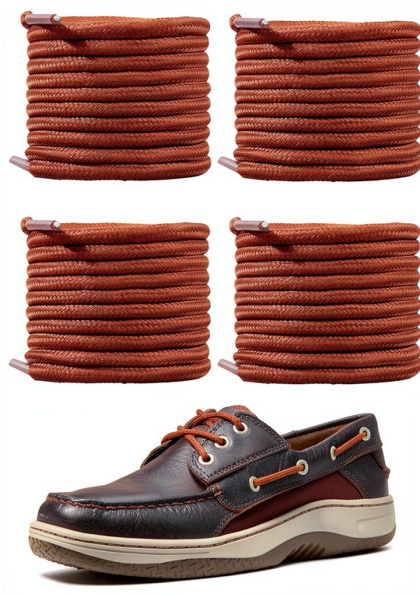 Pavo Shoelaces Replacement Polyester Laces for Boat Shoes-0