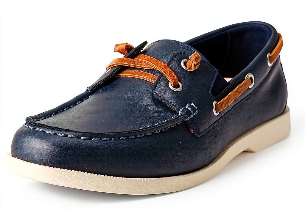 Amazon Essentials kids boat shoes in Tan color on a child's feet