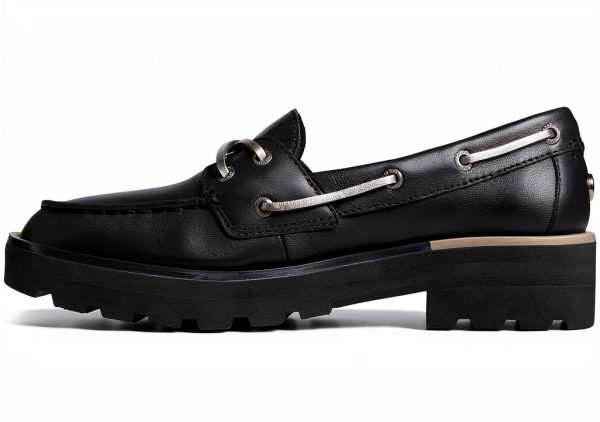 Sperry Womens Loafers Premium Leather Shearling Vamp-4