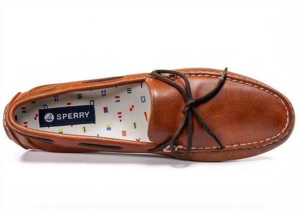 Sperry Mens Loafers Leather Debossed Slip On Comfort-1