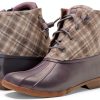 Sperry Womens Waterproof Rain Boots Plaid Duck Shell-6