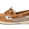 Sperry Boys Linen Boat Shoe Canvas Moc Toe Memory Foam-8