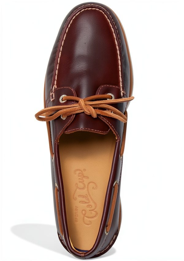 Sperry Mens Boat Shoe Premium Leather Non Marking Sole-4