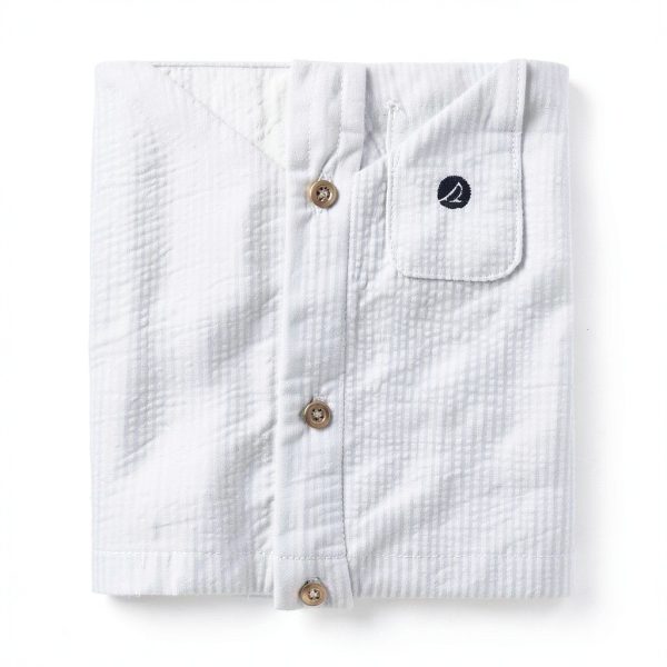 Sperry Baby Boys Seersucker Shirt Shorts Set Cotton-4