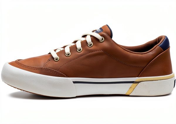 Sperry Kids Sneakers Washable Olive Brown Memory Foam-3