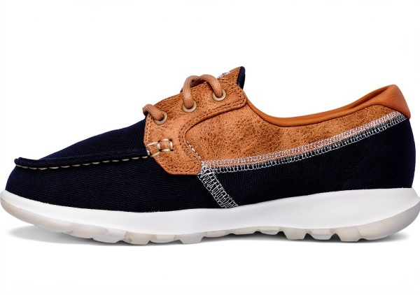 Skechers Womens Navy Walking Shoes Comfort Cushioning-6