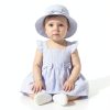 Sperry Baby Girls Seersucker Dress Blue Cotton-1