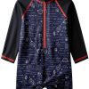 Sperry Baby Boys UPF 50+ Rash Guard Swimsuit-2
