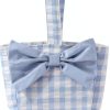 Sperry Girls Gingham Dress with Bucket Bag Cotton-3