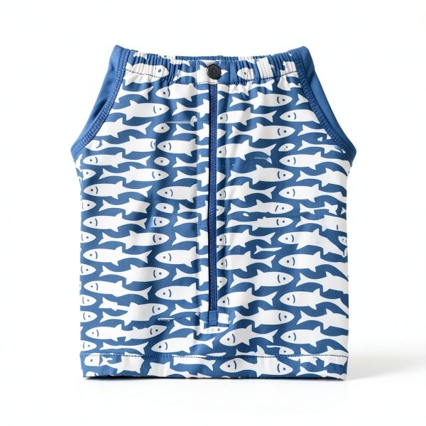 Sperry Baby Boys UPF 50+ Rash Guard Swimsuit-4