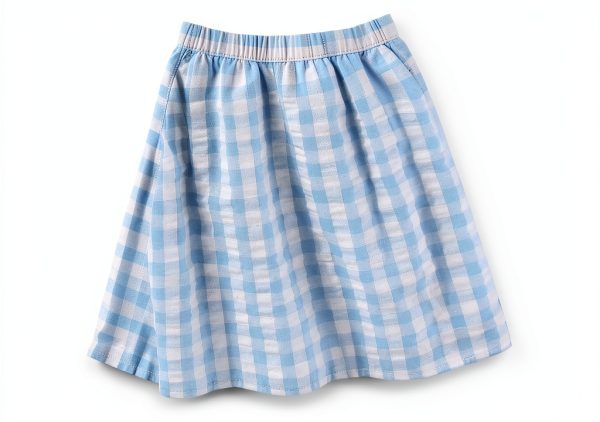 Sperry Girls Gingham Dress with Bucket Bag Cotton-7