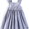 Sperry Baby Girls Seersucker Dress Blue Cotton-3
