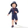 Sperry Baby Boys UPF 50+ Rash Guard Swimsuit-1