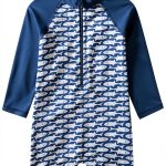 Sperry Baby Boys UPF 50+ Rash Guard Swimsuit-0