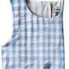 Sperry Girls Gingham Dress with Bucket Bag Cotton-6