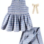 Sperry Girls Sleeveless Top and Skort Skirt Set-0