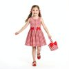 Sperry Girls Gingham Dress with Bucket Bag Cotton-1