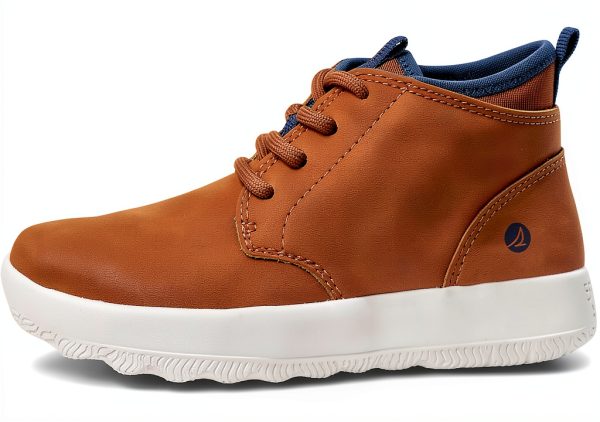 Boys Chukka Boots Sperry Tan Leather Ankle Support-4